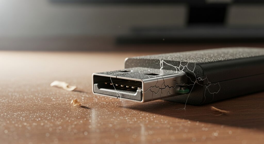 부러진 USB 복구