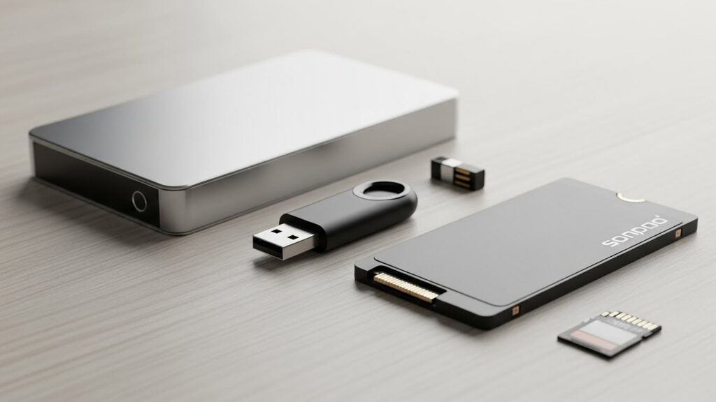 드라이브 디스크를 사용하기 전에 포맷해야 합니다